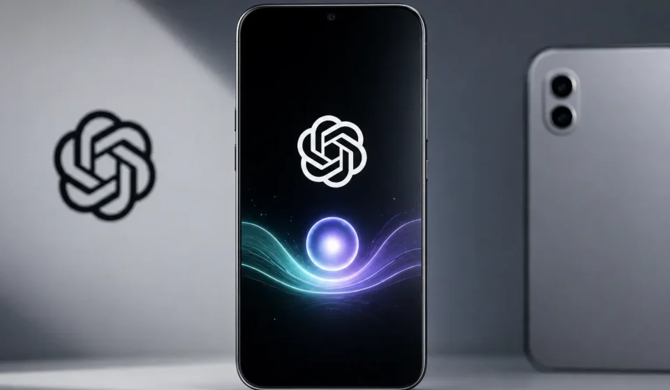 OpenAI AI smartphone concept with AI agents replacing traditional mobile apps