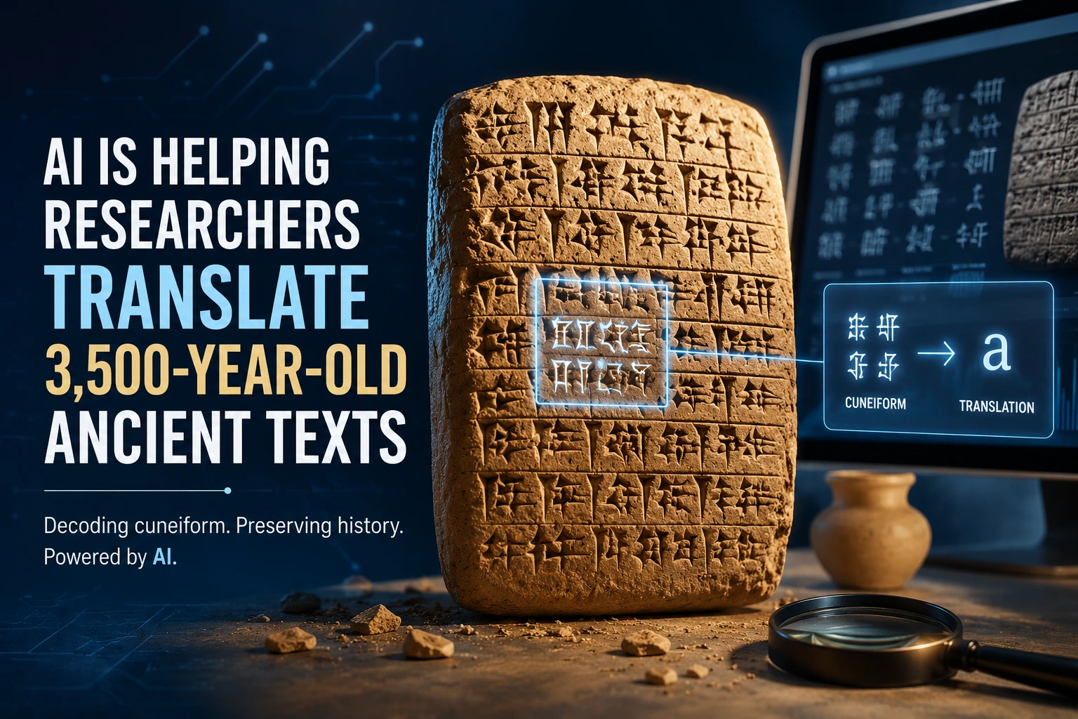 AI Is Helping Researchers Translate 3,500-Year-Old Ancient Texts