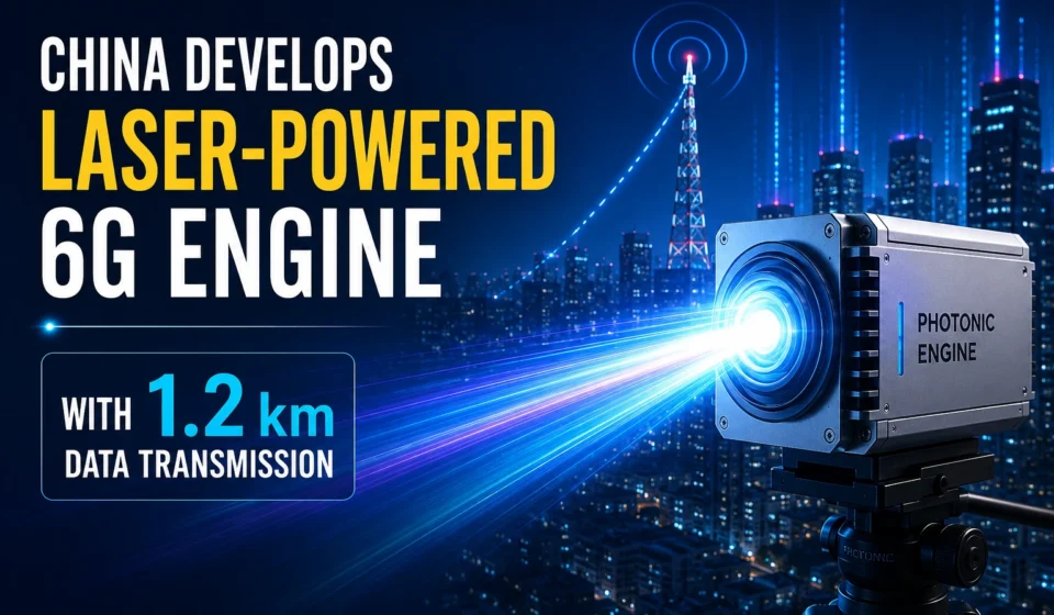 China Develops Laser-Powered 6G Engine With 1.2 km Data Transmission