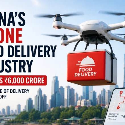 China’s Drone Food Delivery Industry Crosses ₹6,000 Crore