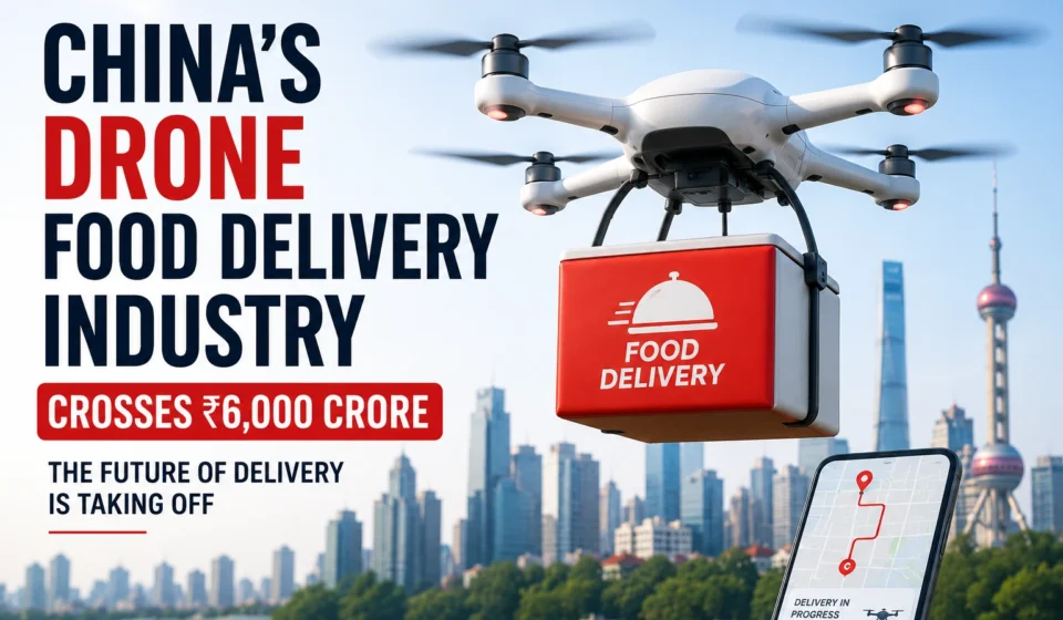 China’s Drone Food Delivery Industry Crosses ₹6,000 Crore