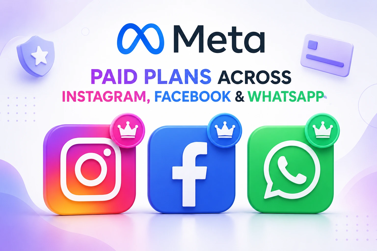 Meta Introduces Paid Plans Across Instagram, Facebook, and WhatsApp