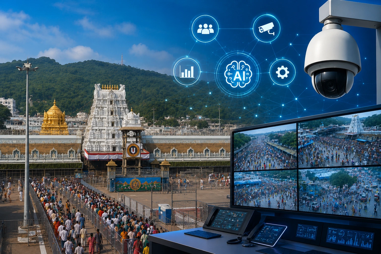 Tirumala Temple Goes High-Tech With AI-Powered Monitoring System