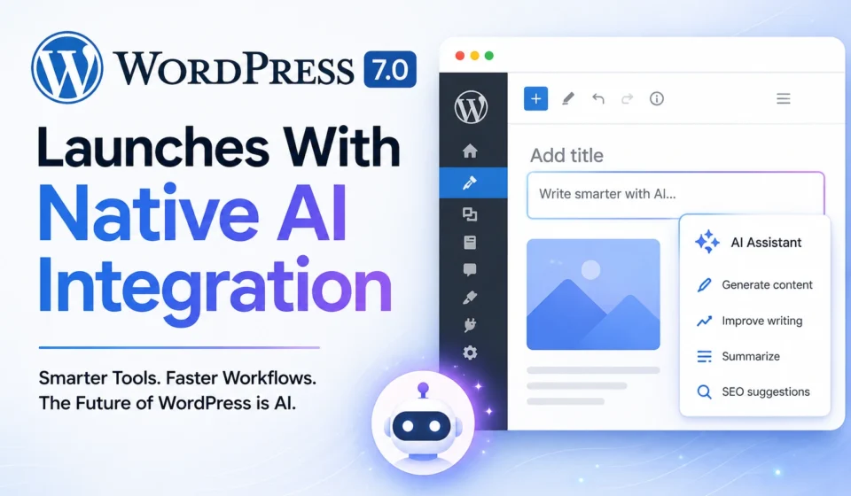 WordPress 7.0 Launches With Native AI Integration