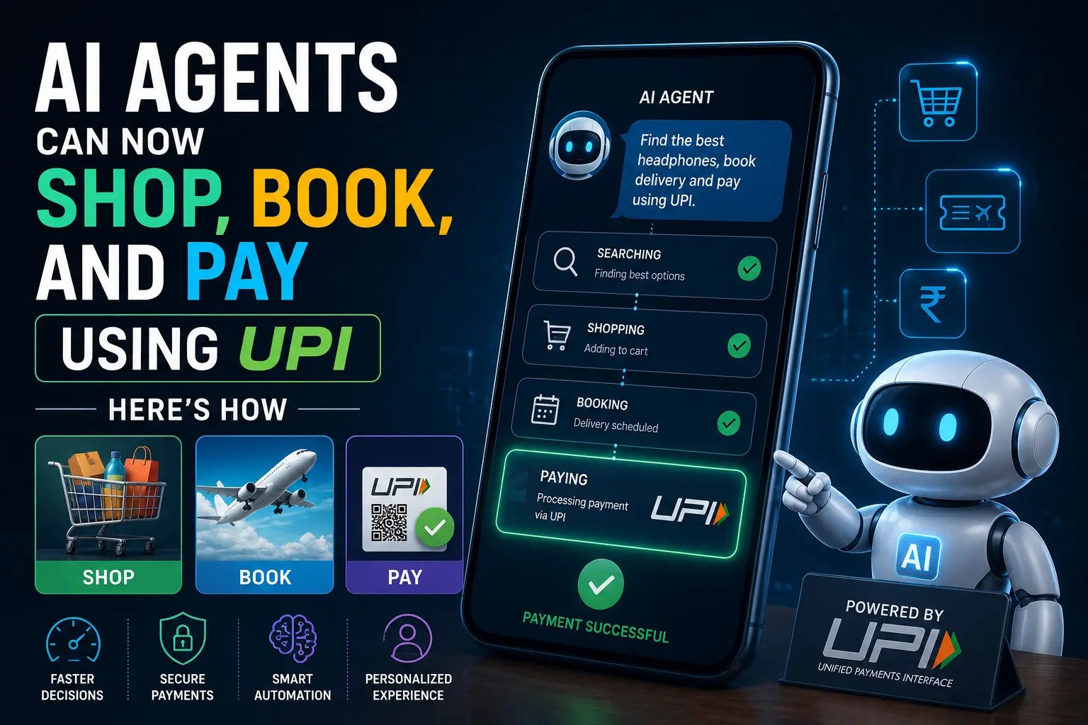 AI Agents Can Now Shop, Book, and Pay Using UPI—Here’s How