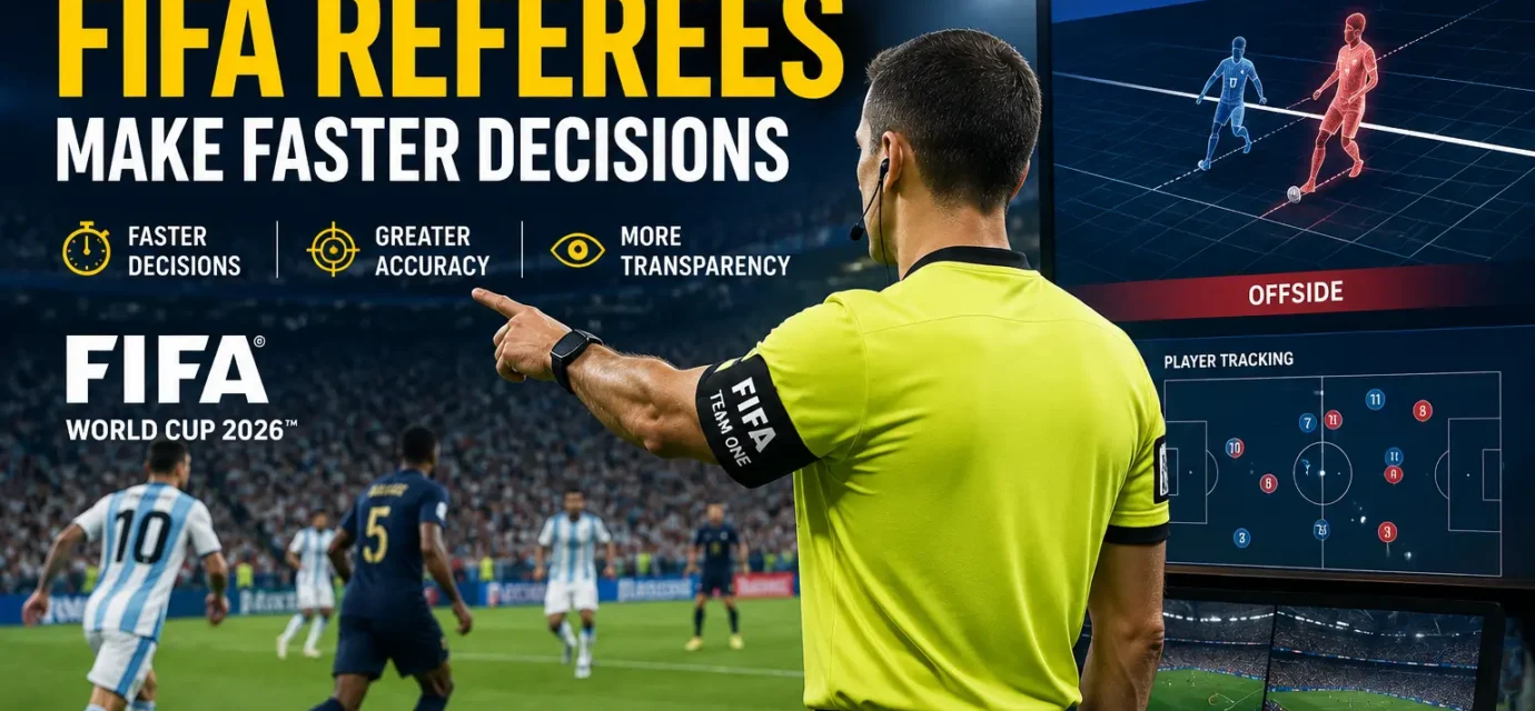 How AI Is Helping FIFA Referees Make Faster Decisions
