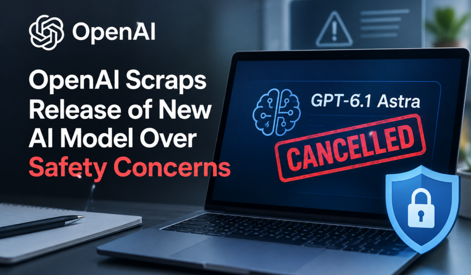 OpenAI Scraps GPT-6.1 Astra Over AI Safety Concerns
