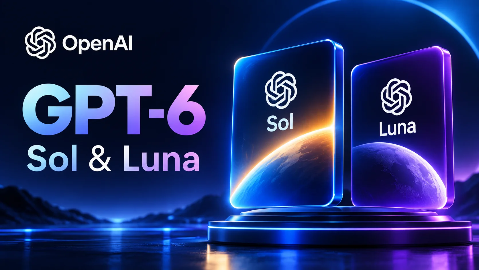 OpenAI Launches GPT-6 Sol and Luna With Faster, More Affordable AI