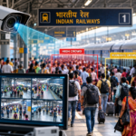 AI cameras monitor crowds at Indian railway stations