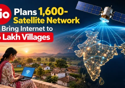 Jio Satellite Internet: 1,600 Satellites for 6 Lakh Villages