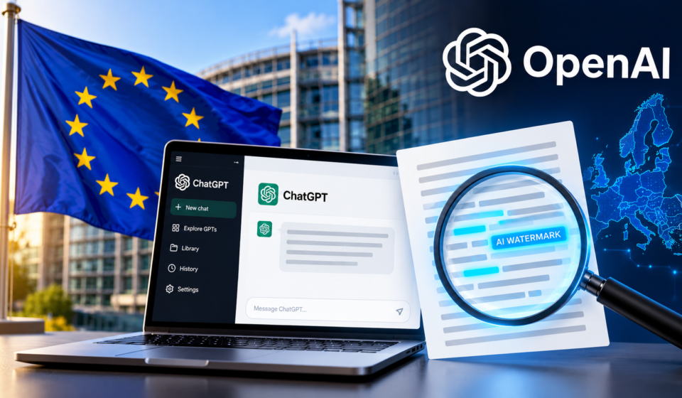 OpenAI watermarking ChatGPT text in the EU