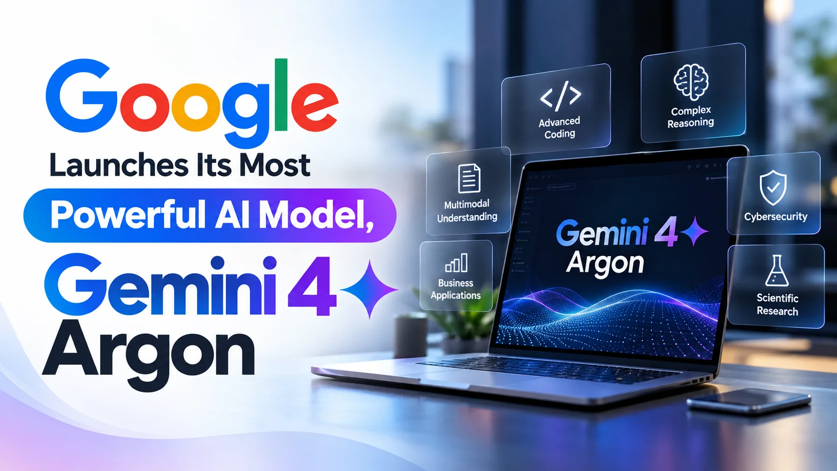Google Launches Its Most Powerful AI Model, Gemini 4 Argon