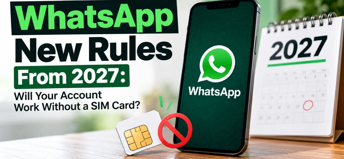 WhatsApp New Rules From 2027: Will Your Account Work Without a SIM Card?