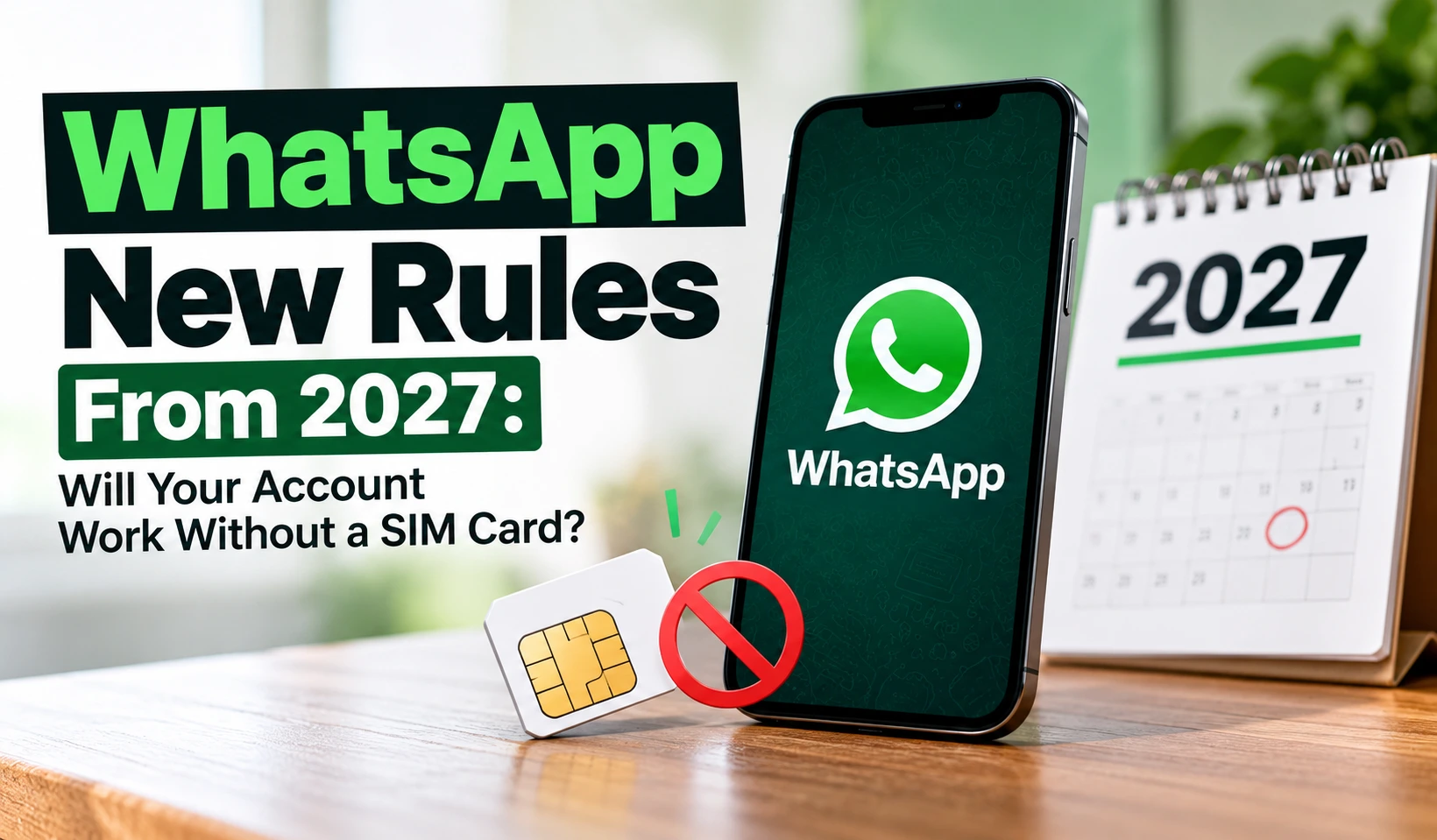 WhatsApp New Rules From 2027: Will Your Account Work Without a SIM Card?