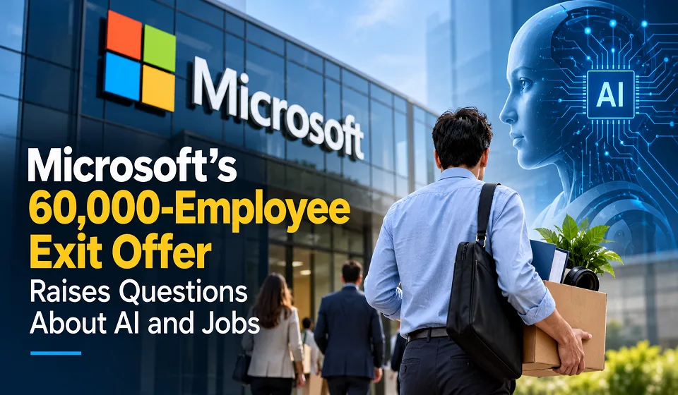 Microsoft 60,000 Employee Exit Offer: AI and Jobs